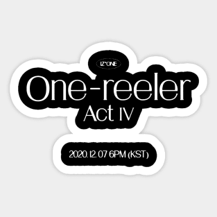 Izone One Reeler Sticker